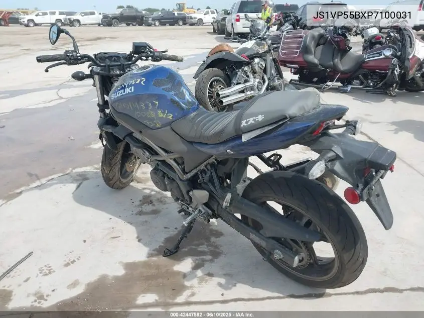 2023 Suzuki Sv650 A/X VIN: JS1VP55BXP7100031 Lot: 42447582