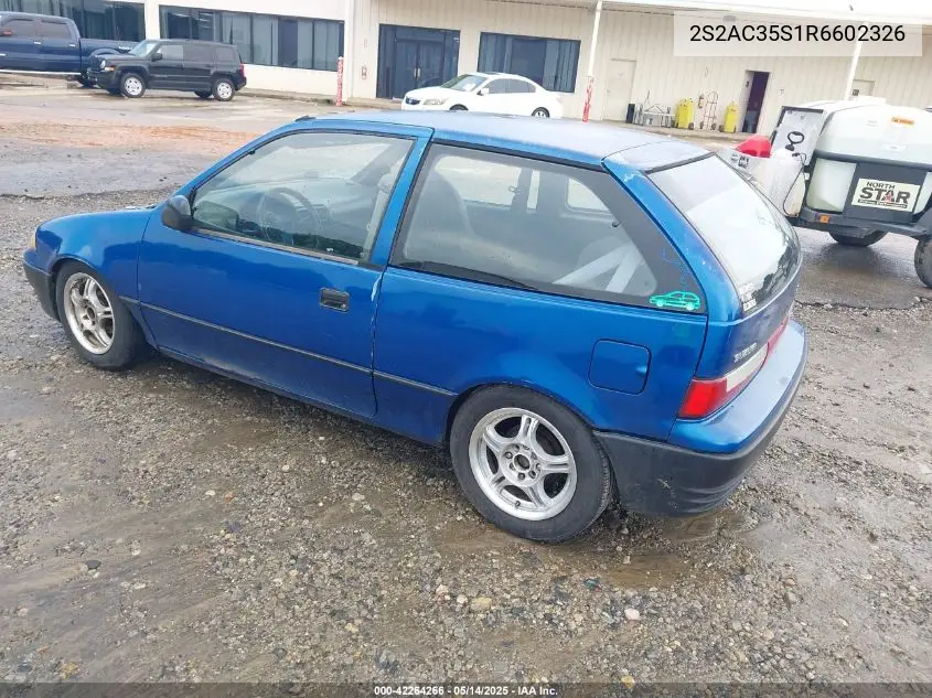2s2ac35s1r6602326 2S2AC35S1R6602326 1994 Suzuki Swift Ga