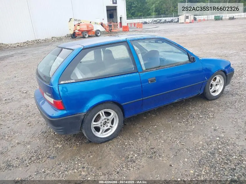 2s2ac35s1r6602326 2S2AC35S1R6602326 1994 Suzuki Swift Ga