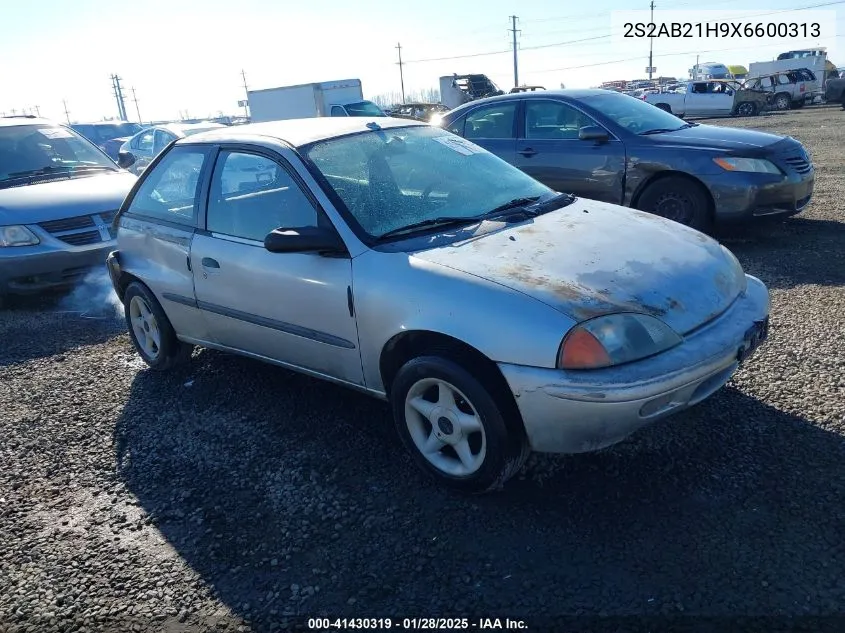 1999 Suzuki Swift VIN: 2S2AB21H9X6600313 Lot: 41430319