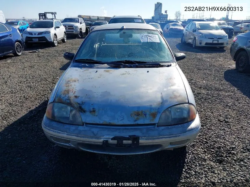 1999 Suzuki Swift VIN: 2S2AB21H9X6600313 Lot: 41430319