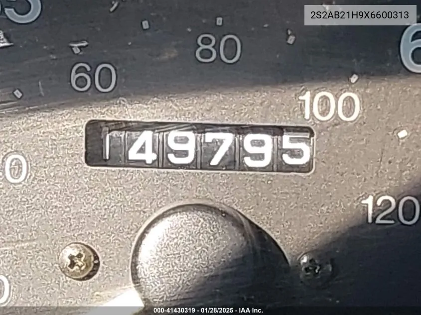 1999 Suzuki Swift VIN: 2S2AB21H9X6600313 Lot: 41430319