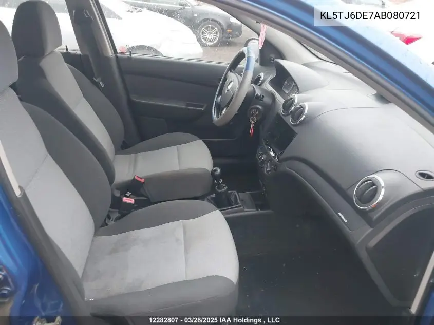 2010 Suzuki Swift VIN: KL5TJ6DE7AB080721 Lot: 12282807