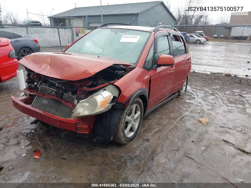 2007 Suzuki Sx4 Convenience/Rally VIN: JS2YB413575100577 Lot: 41695362
