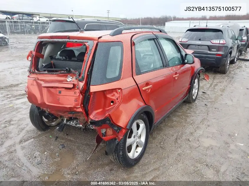 2007 Suzuki Sx4 Convenience/Rally VIN: JS2YB413575100577 Lot: 41695362