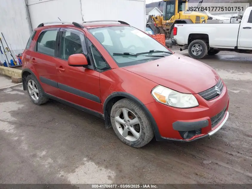 2007 Suzuki Sx4 Sport VIN: JS2YB417775101751 Lot: 41706877