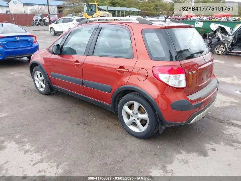2007 Suzuki Sx4 Sport VIN: JS2YB417775101751 Lot: 41706877