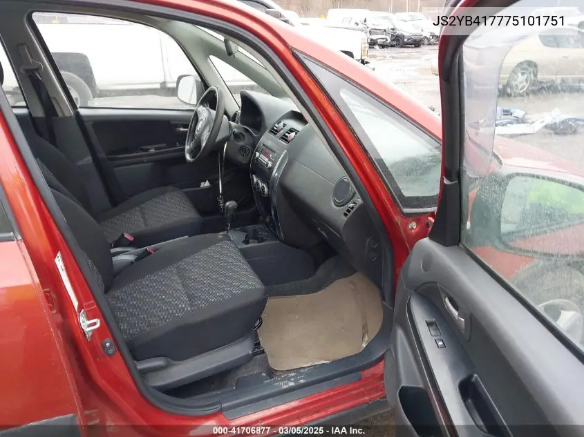 2007 Suzuki Sx4 Sport VIN: JS2YB417775101751 Lot: 41706877