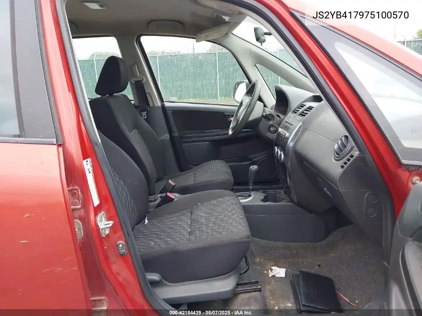2007 Suzuki Sx4 Sport VIN: JS2YB417975100570 Lot: 42184439