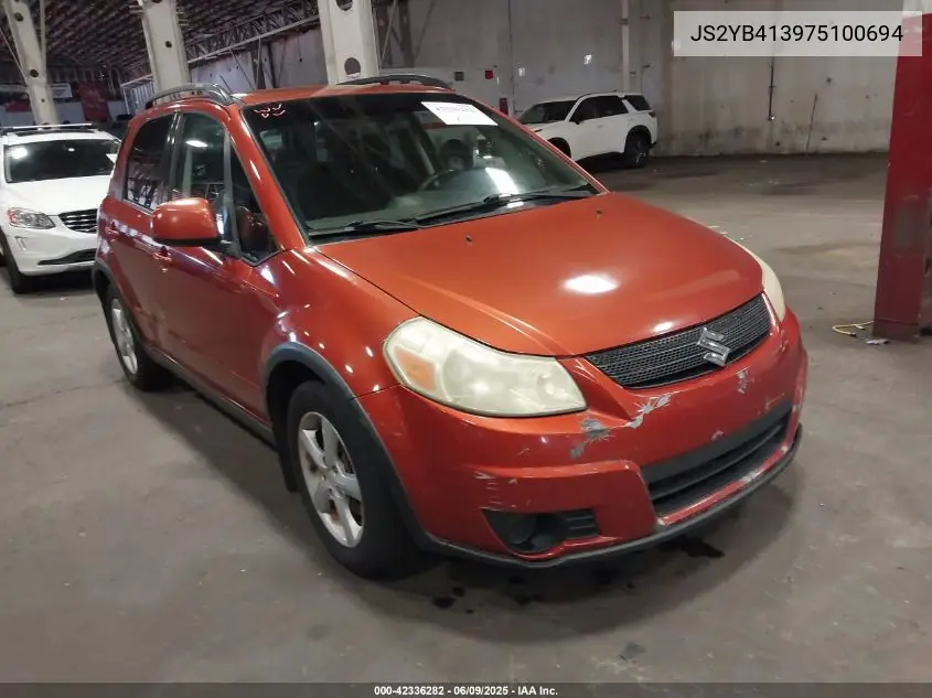 2007 Suzuki Sx4 Convenience/Rally VIN: JS2YB413975100694 Lot: 42336282