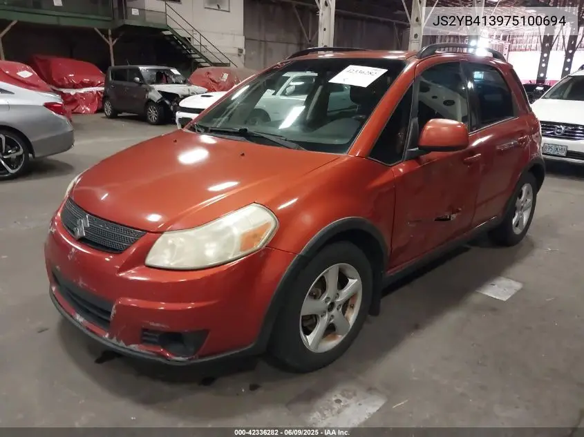 2007 Suzuki Sx4 Convenience/Rally VIN: JS2YB413975100694 Lot: 42336282