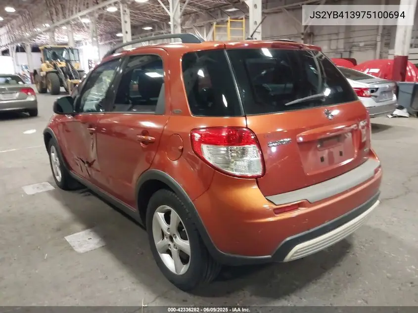 2007 Suzuki Sx4 Convenience/Rally VIN: JS2YB413975100694 Lot: 42336282