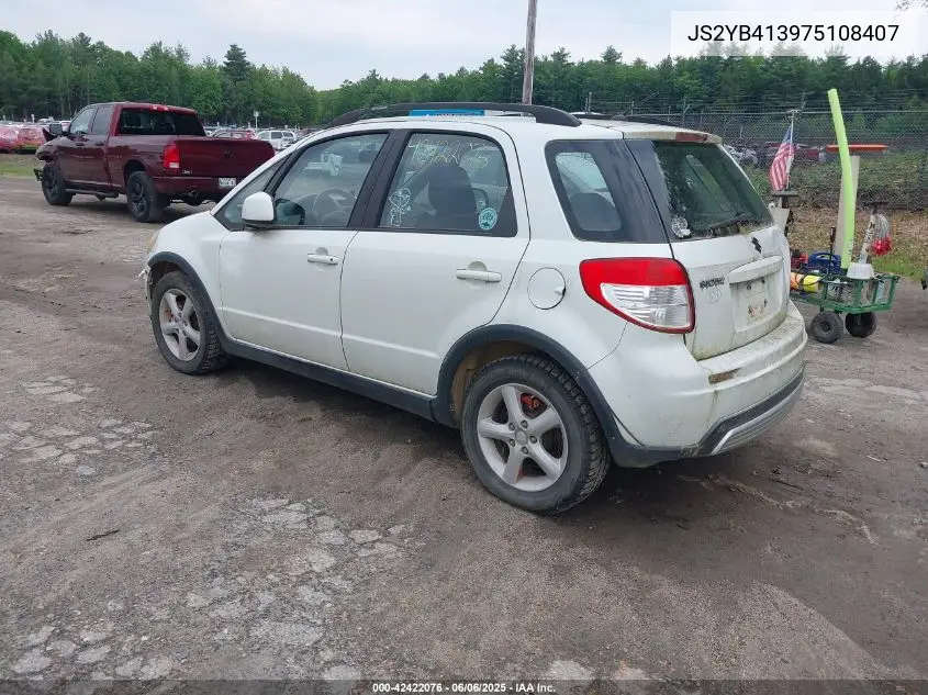 2007 Suzuki Sx4 Convenience/Rally VIN: JS2YB413975108407 Lot: 42422076