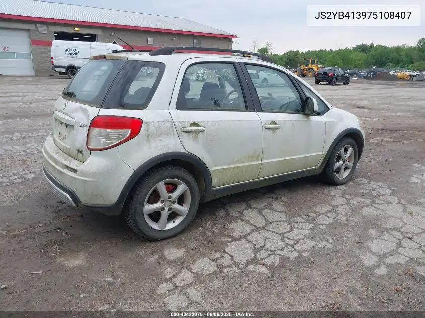 2007 Suzuki Sx4 Convenience/Rally VIN: JS2YB413975108407 Lot: 42422076