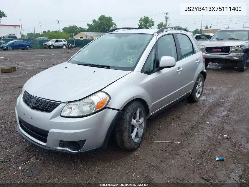 2007 Suzuki Sx4 VIN: JS2YB413X75111400 Lot: 42635261