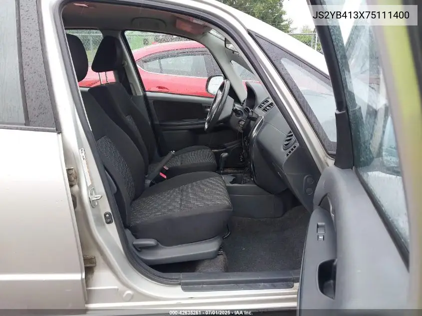 2007 Suzuki Sx4 VIN: JS2YB413X75111400 Lot: 42635261