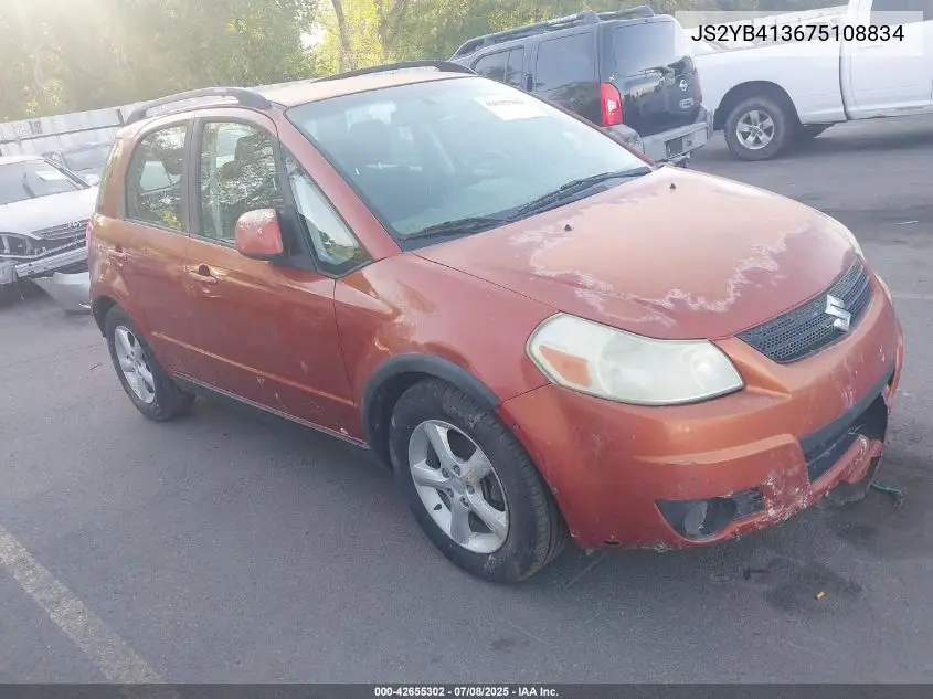 2007 Suzuki Sx4 Convenience/Rally VIN: JS2YB413675108834 Lot: 42655302