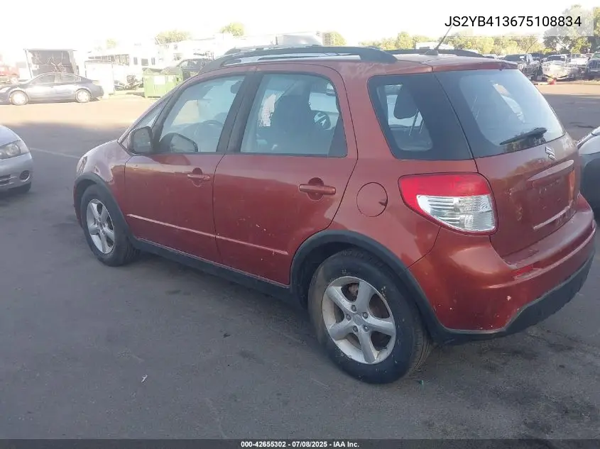 2007 Suzuki Sx4 Convenience/Rally VIN: JS2YB413675108834 Lot: 42655302