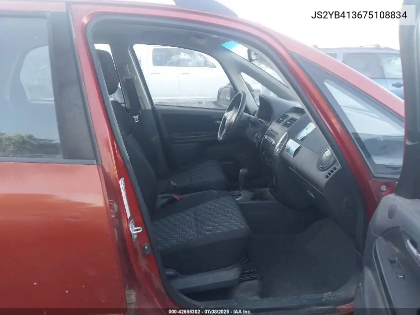 2007 Suzuki Sx4 Convenience/Rally VIN: JS2YB413675108834 Lot: 42655302