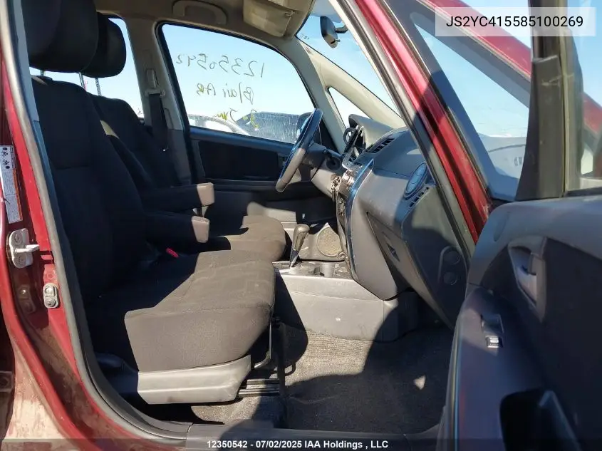 2008 Suzuki Sx4 Convenience/Touring VIN: JS2YC415585100269 Lot: 12350542