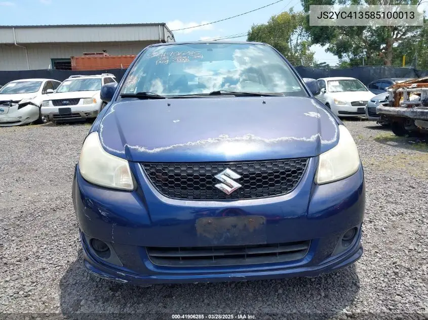 2008 Suzuki Sx4 VIN: JS2YC413585100013 Lot: 41906285