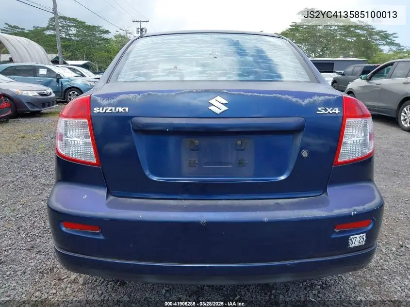 2008 Suzuki Sx4 VIN: JS2YC413585100013 Lot: 41906285