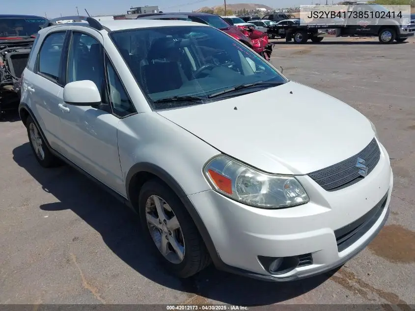 2008 Suzuki Sx4 Convenience/Touring VIN: JS2YB417385102414 Lot: 42012173