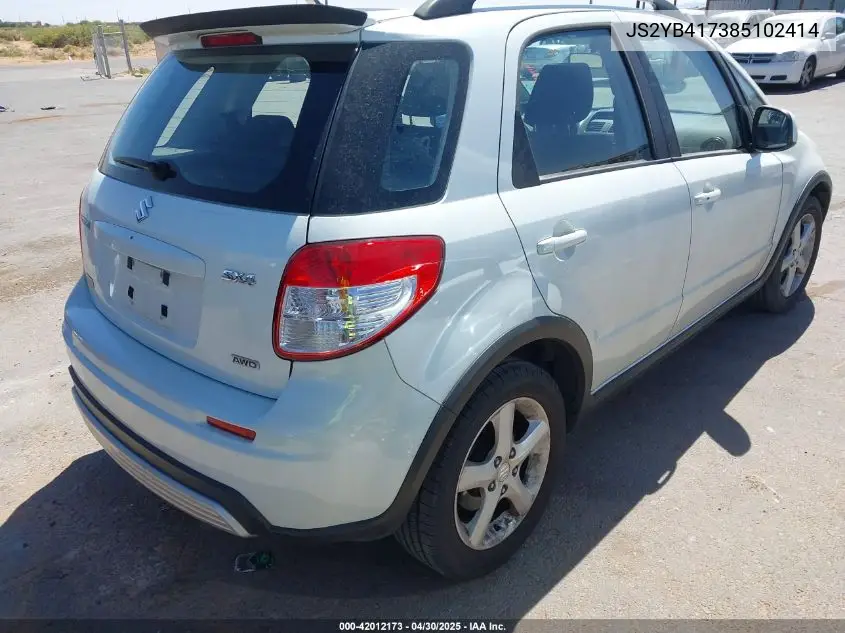 2008 Suzuki Sx4 Convenience/Touring VIN: JS2YB417385102414 Lot: 42012173
