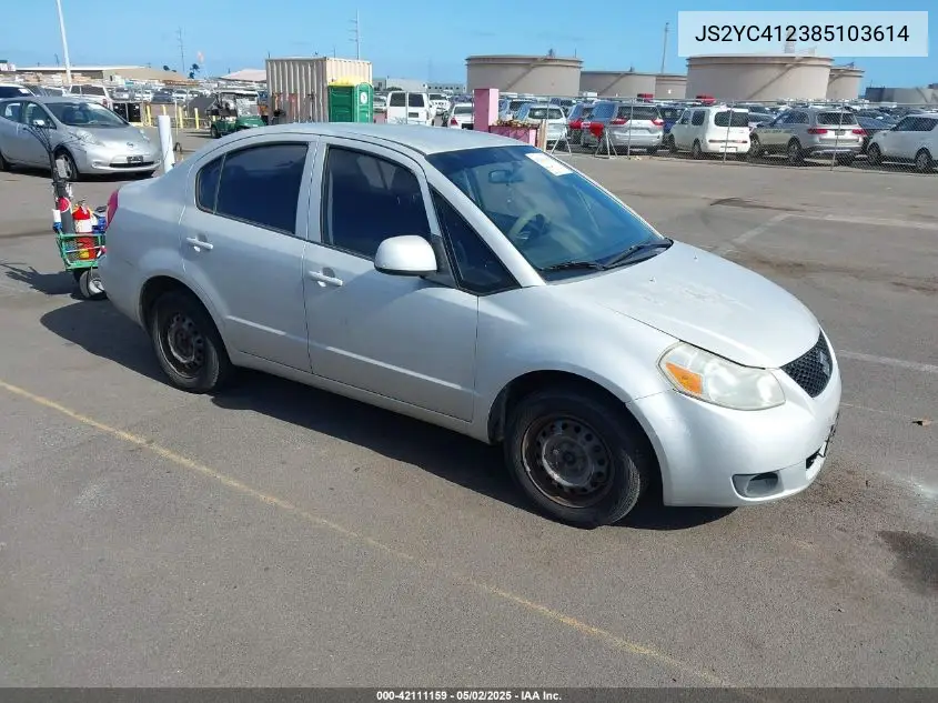 2008 Suzuki Sx4 VIN: JS2YC412385103614 Lot: 42111159