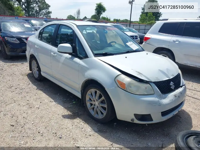 2008 Suzuki Sx4 Sport Touring 2 VIN: JS2YC417285100960 Lot: 42166346