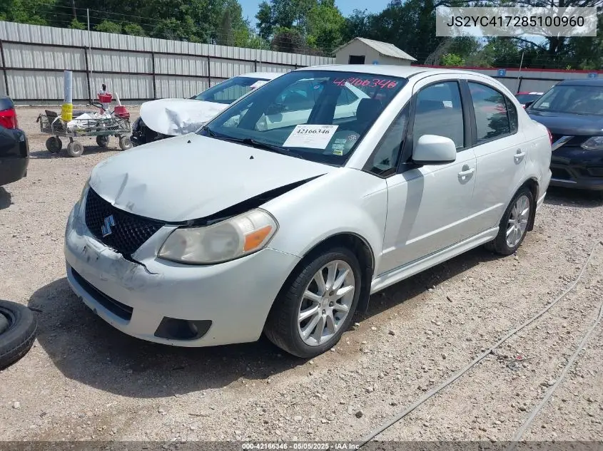 2008 Suzuki Sx4 Sport Touring 2 VIN: JS2YC417285100960 Lot: 42166346