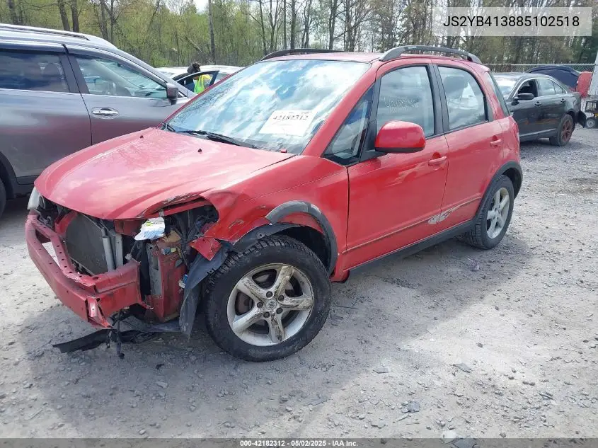 2008 Suzuki Sx4 Convenience/Touring VIN: JS2YB413885102518 Lot: 42182312