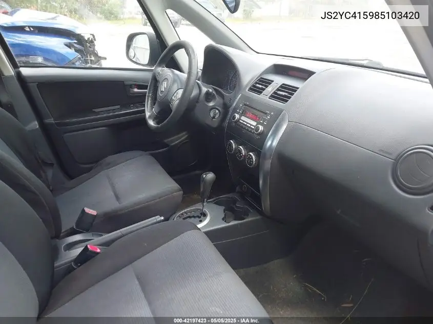 2008 Suzuki Sx4 Sport Convenience/Sport Road Trip Edition Touring 2 VIN: JS2YC415985103420 Lot: 42197423
