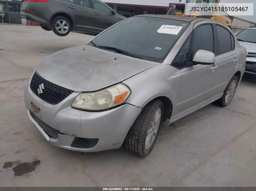 2008 Suzuki Sx4 Sport Convenience/Sport Road Trip Edition Touring 2 VIN: JS2YC415185105467 Lot: 42286053