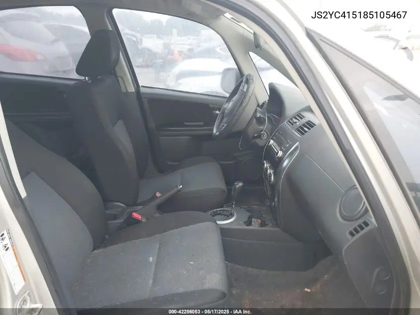 2008 Suzuki Sx4 Sport Convenience/Sport Road Trip Edition Touring 2 VIN: JS2YC415185105467 Lot: 42286053