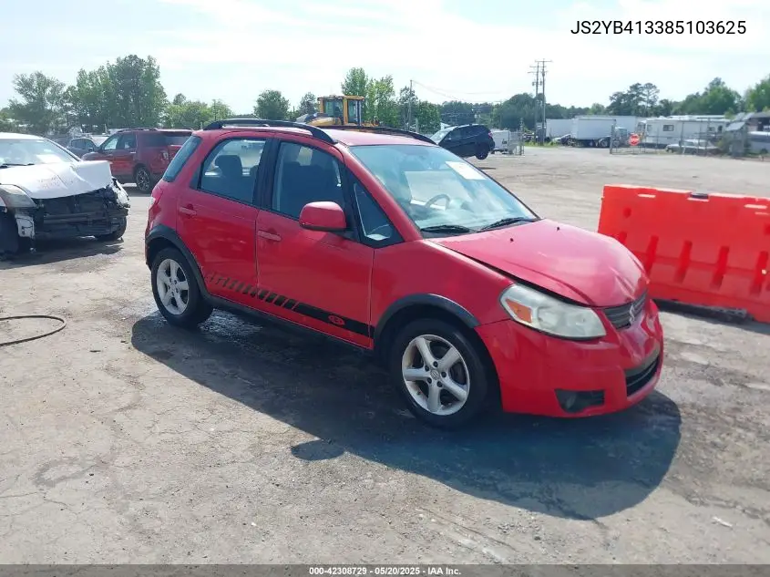 2008 Suzuki Sx4 Convenience/Touring VIN: JS2YB413385103625 Lot: 42308729