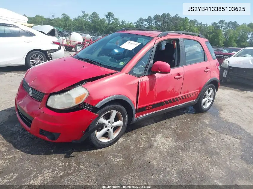 2008 Suzuki Sx4 Convenience/Touring VIN: JS2YB413385103625 Lot: 42308729