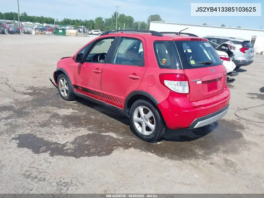 2008 Suzuki Sx4 Convenience/Touring VIN: JS2YB413385103625 Lot: 42308729