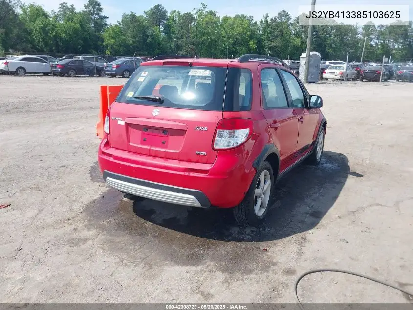 2008 Suzuki Sx4 Convenience/Touring VIN: JS2YB413385103625 Lot: 42308729