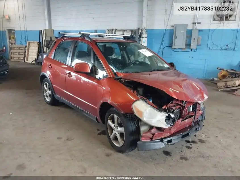 2008 Suzuki Sx4 Convenience/Touring VIN: JS2YB417885102232 Lot: 42457474