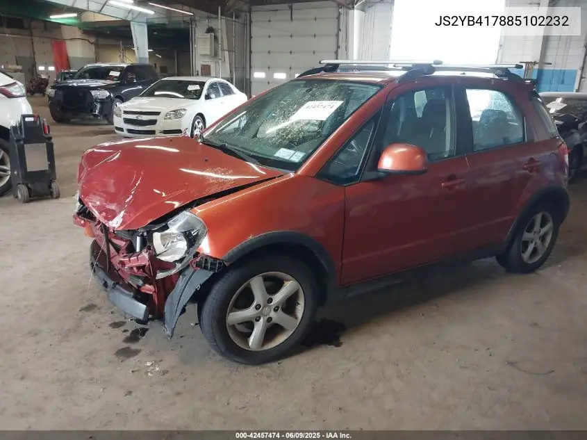 2008 Suzuki Sx4 Convenience/Touring VIN: JS2YB417885102232 Lot: 42457474