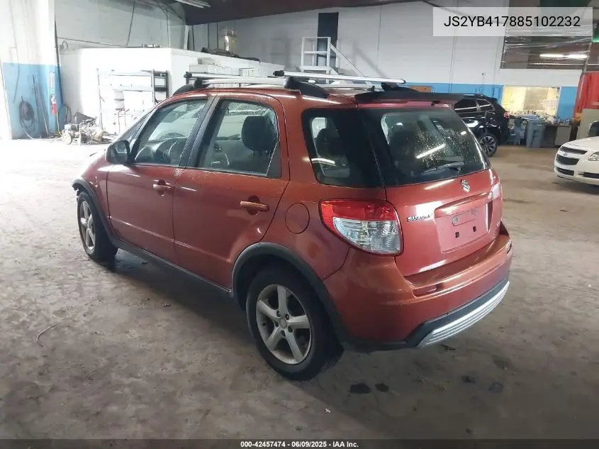 2008 Suzuki Sx4 Convenience/Touring VIN: JS2YB417885102232 Lot: 42457474