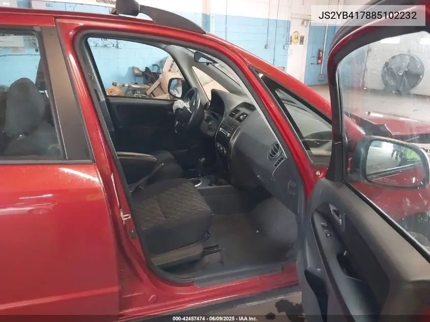 2008 Suzuki Sx4 Convenience/Touring VIN: JS2YB417885102232 Lot: 42457474