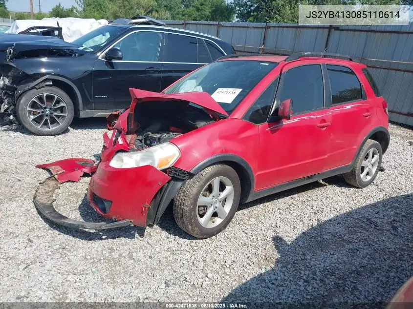 2008 Suzuki Sx4 Convenience/Touring VIN: JS2YB413085110614 Lot: 42471538