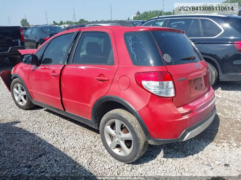2008 Suzuki Sx4 Convenience/Touring VIN: JS2YB413085110614 Lot: 42471538