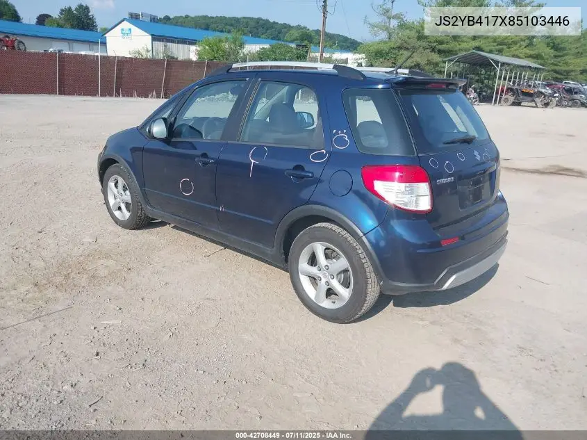 2008 Suzuki Sx4 Convenience/Touring VIN: JS2YB417X85103446 Lot: 42708449