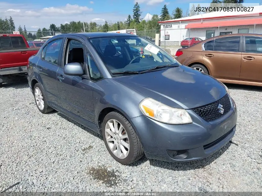 2008 Suzuki Sx4 Sport Touring 2 VIN: JS2YC417085100827 Lot: 42713909