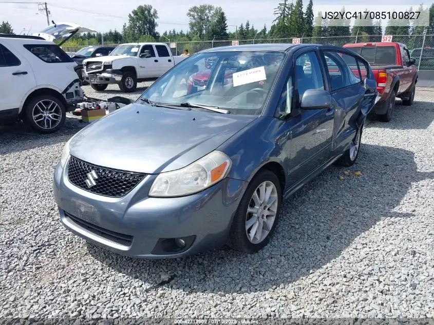 2008 Suzuki Sx4 Sport Touring 2 VIN: JS2YC417085100827 Lot: 42713909