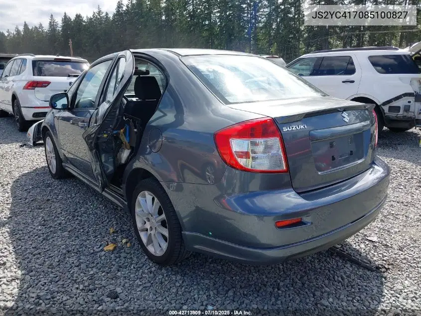 2008 Suzuki Sx4 Sport Touring 2 VIN: JS2YC417085100827 Lot: 42713909