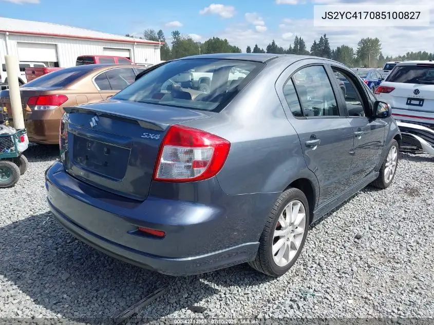 2008 Suzuki Sx4 Sport Touring 2 VIN: JS2YC417085100827 Lot: 42713909